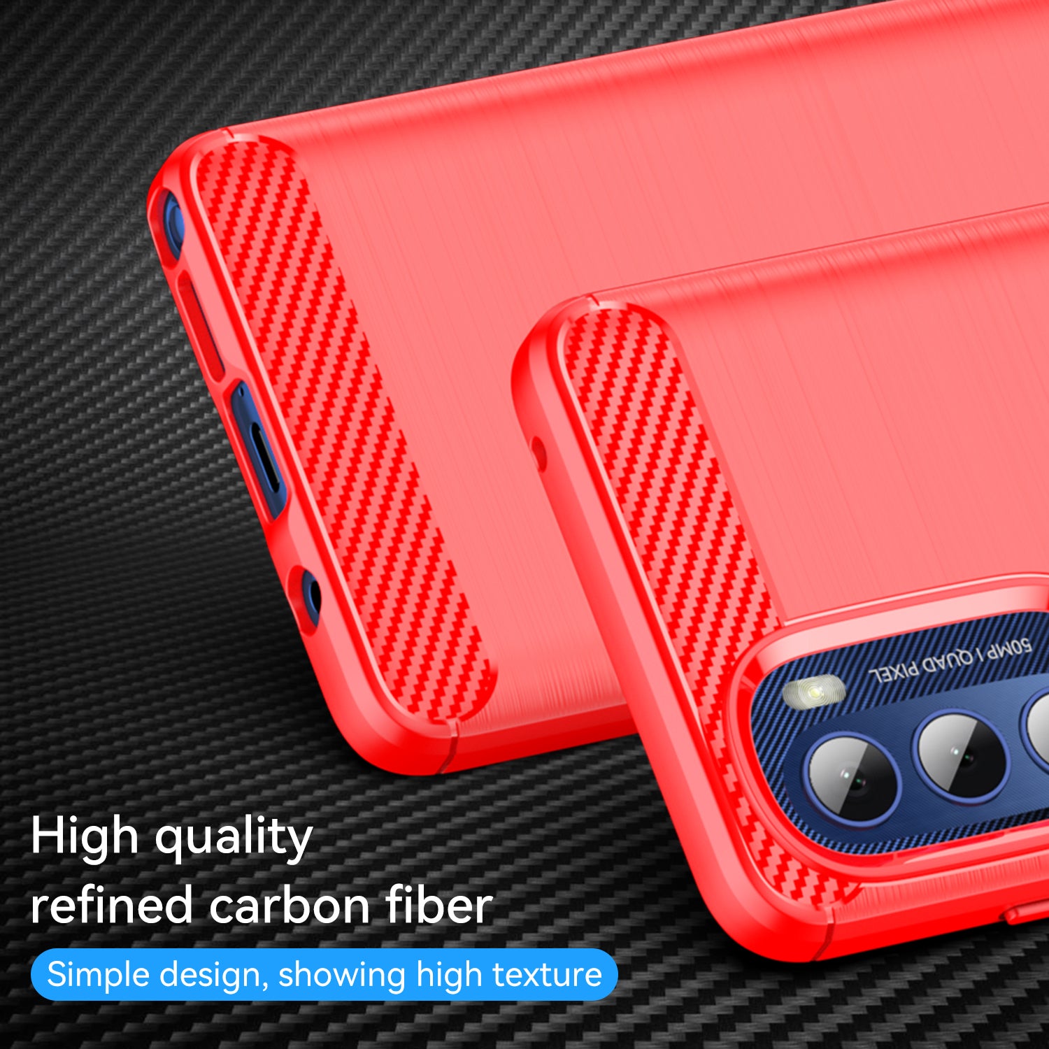 For Motorola Moto G Stylus 5G (2022) Brushed Carbon Fiber Texture Phone Shell Drop Protection Mobile Phone Case Cover For Motorola Moto G Stylus 5G (2022) Brushed Carbon Fiber Texture Phone Shell Drop Protection Mobile Phone Case Cover